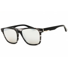 BMW Men's Sunglasses - Grey/Black Acetate Rectangular Full Rim Frame | BW0033 20C