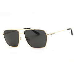 BMW Men's Sunglasses - Gold Metal Rectangular Shape Full Rim Frame | BW0044-H 32D