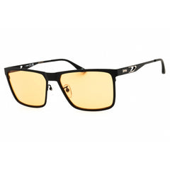 BMW Men's Sunglasses - Matte Black Metal Rectangular Full Rim Frame | BW0049-H 02J