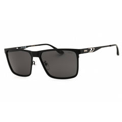 BMW Men's Sunglasses - Matte Black Metal Rectangular Full Rim Frame | BW0049-H 02D