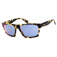 BMW Men's Sunglasses - Havana Acetate Rectangular Shape Full Rim Frame | BW0050-H 56Z