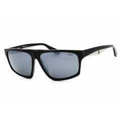 BMW Men's Sunglasses - Matte Black Acetate Rectangular Full Rim Frame | BW0051-H 02C