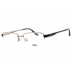BMW Men's Eyeglasses - Matte Light Ruthenium Rectangular Half Rim Frame | BW5072-H 015