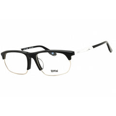 BMW Men's Eyeglasses - Shiny Black Acetate Rectangular Full Rim Frame | BW5082-H 001