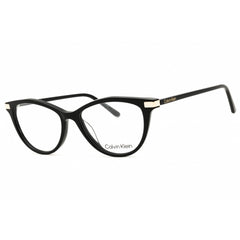 Calvin Klein Women's Eyeglasses - Black Acetate Cat Eye Full Rim Frame | CK22529 001