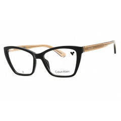 Calvin Klein Women's Eyeglasses - Black Cat Eye Shape Full Rim Frame | CK24523 001