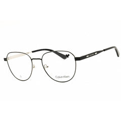 Calvin Klein Unisex Eyeglasses - Matte Black Metal Round Shape Frame | CK25107 002
