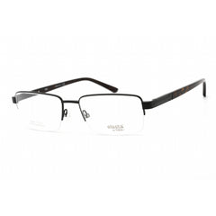 Elasta Men's Eyeglasses - Matte Black Metal Rectangular Shape Frame | E 3120 0003 00