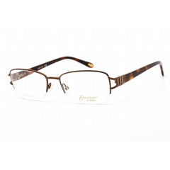 Emozioni Women's Eyeglasses - Rectangular Shape Brown Metal Frame | EM 4388 009Q 00