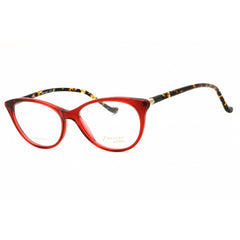 Emozioni Women's Eyeglasses - Oval Shape Red Plastic Full Rim Frame | EM 8502 0C9A 00