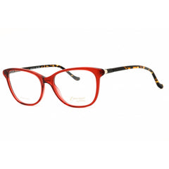 Emozioni Women's Eyeglasses - Oval Shape Red Plastic Full Rim Frame | EM 8503 0C9A 00