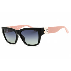 Guess Women's Sunglasses - Black/Pink Rectangular Shape Full Rim Frame | GU00105 05D