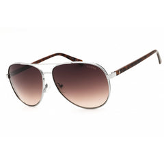 Guess Men's Sunglasses - Shiny Gunmetal Metal Aviator Full Rim Frame | GU00140 08F