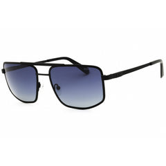 Guess Men's Sunglasses - Matte Black Metal Rectangular Full Rim Frame | GU00208 02D