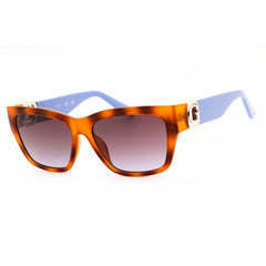 Guess Women's Sunglasses - Blonde Havana Rectangular Full Rim Frame | GU00105 53Z