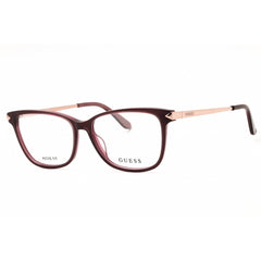 Guess Women's Eyeglasses - Shiny Violet Rectangular Shape Full Rim Frame | GU2754 081