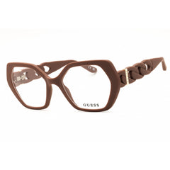 Guess Women's Eyeglasses - Matte Beige Oversized Shape Full Rim Frame | GU50116 058