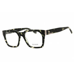 Guess Men's Eyeglasses - Dark Green Acetate Rectangular Full Rim Frame | GU50188 098