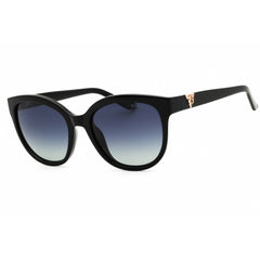 Guess Women's Sunglasses - Shiny Black Injected Propionate Round Frame | GU7877 01D