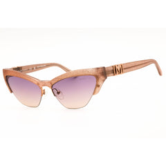 Guess by Marciano Women's Sunglasses - Shiny Beige Cat Eye Shape Frame | GM00006 57Z