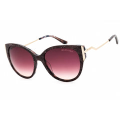 Guess by Marciano Women's Sunglasses - Bordeaux/Gold Cat Eye Shape Frame | GM0834 71T