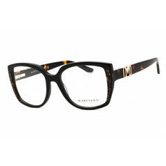 Guess by Marciano Women's Eyeglasses - Black/Brown Oversized Shape Frame | GM50012 005