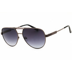 Guess Factory Men's Sunglasses - Shiny Gunmetal Metal Full Rim Frame | GF00008 08B