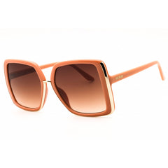Guess Factory Women's Sunglasses - Oversized Shape Beige Full Rim Frame | GF00068 59G