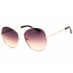 Guess Factory Women's Sunglasses - Round Shape Gold Metal Full Rim Frame | GF00075 32Z