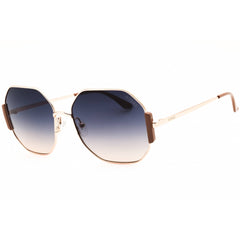 Guess Factory Women's Sunglasses - Shiny Rose Gold Metal Full Rim Frame | GF6196 28W