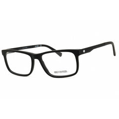 Harley Davidson Men's Eyeglasses - Matte Black Rectangular Shape Frame | HD0957 002