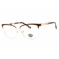 Harley Davidson Women's Eyeglasses - Matte Dark Brown Full Rim Frame | HD50076 049
