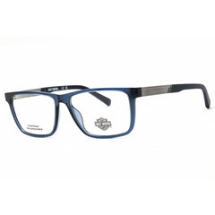 Harley Davidson Men's Eyeglasses - Shiny Light Blue Rectangular Frame | HD50093 084