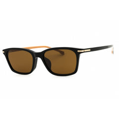 Hugo Boss Men's Sunglasses - Black Rectangular Full Rim Frame | 1669/F/SK 0807 70