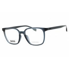 Hugo Boss Men's Eyeglasses - Blue Plastic Rectangular Shape Frame | 1679/F 0PJP 00