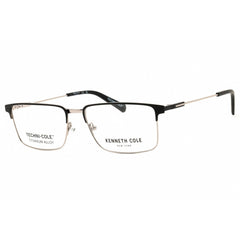 Kenneth Cole New York Men's Eyeglasses - Black/Silver Rectangular Frame | KC0346 005