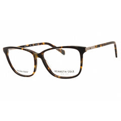 Kenneth Cole New York Women's Eyeglasses - Dark Havana Rectangular Frame | KC0361 052