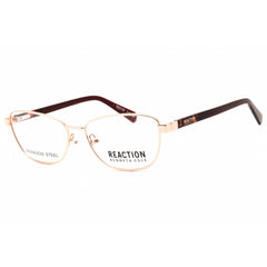 Kenneth Cole Reaction Women's Eyeglasses - Shiny Rose Gold Metal Frame | RN50029 028