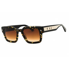 Lacoste Unisex Sunglasses - Rectangular Shape Dark Havana Acetate Frame | L6071S 230