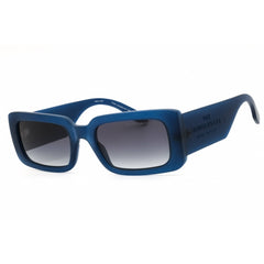 Marc Jacobs Unisex Sunglasses - Rectangular Matte Blue Plastic Frame | 804/S 0FLL 9O