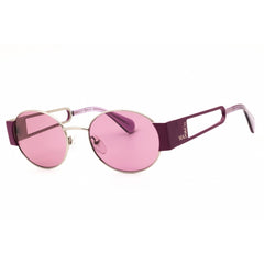 Max & Co Women's Sunglasses - Shiny Light Ruthenium/Purple Full Rim Frame | MO0071 14Z