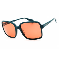 Max & Co Women's Sunglasses - Shiny Dark Green Acetate Full Rim Frame | MO0079 96E