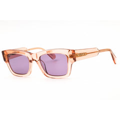Max & Co Women's Sunglasses - Orange Acetate Full Rim Rectangular Frame | MO0081 44Y
