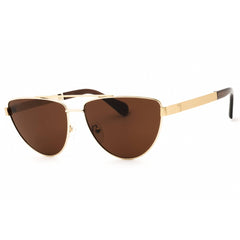 Max & Co Women's Sunglasses - Gold Brown Lens Full Rim Aviator Frame | MO0129 32E