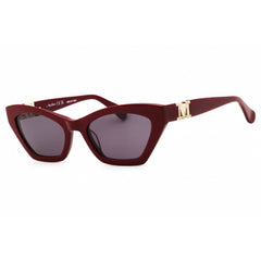 Max Mara Women's Sunglasses - Shiny Bordeaux Cat Eye Shape Full Rim Frame | MM0057 69A