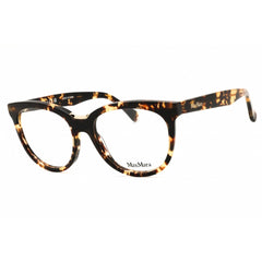 Max Mara Women's Eyeglasses - Dark Havana Acetate Round Full Rim Frame | MM5110 052