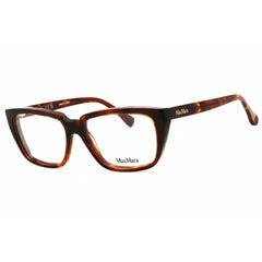 Max Mara Women's Eyeglasses - Blonde Havana Rectangular Full Rim Frame | MM5112 053