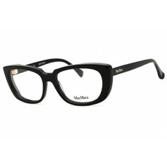 Max Mara Women's Eyeglasses - Shiny Black Rectangular Full Rim Frame | MM5114 001