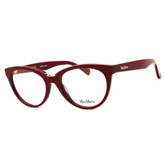 Max Mara Women's Eyeglasses - Shiny Red Acetate Oval Shape Full Rim Frame | MM5132 066