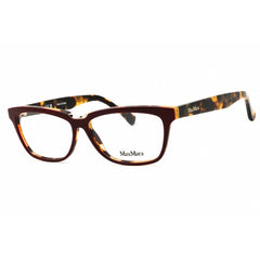 Max Mara Women's Eyeglasses - Red/Yellow/Brown Acetate Full Rim Frame | MM5133 068